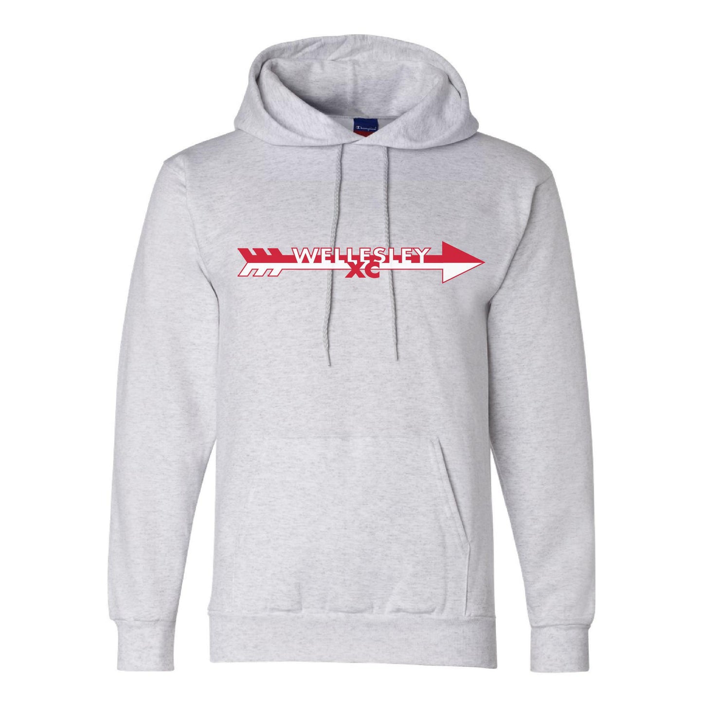 WHS XC Champion Double Dry Eco Hoodie in Gray
