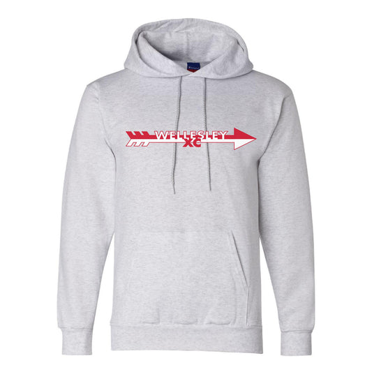 WHS XC Champion Double Dry Eco Hoodie in Gray