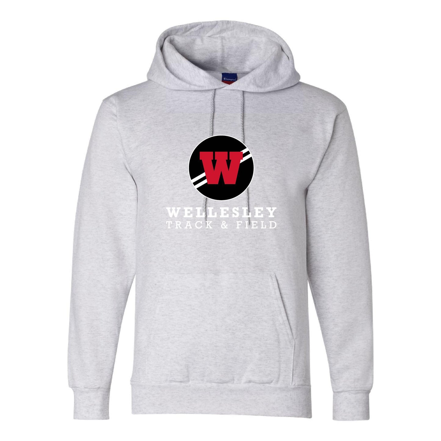 WHS Track & Field Champion Double Dry Eco Hoodie in Silver