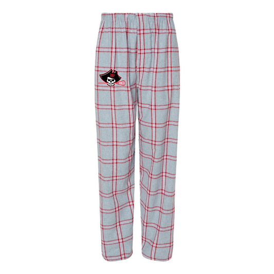 Raider Lax Flannel Lounge Pant in Gray Plaid