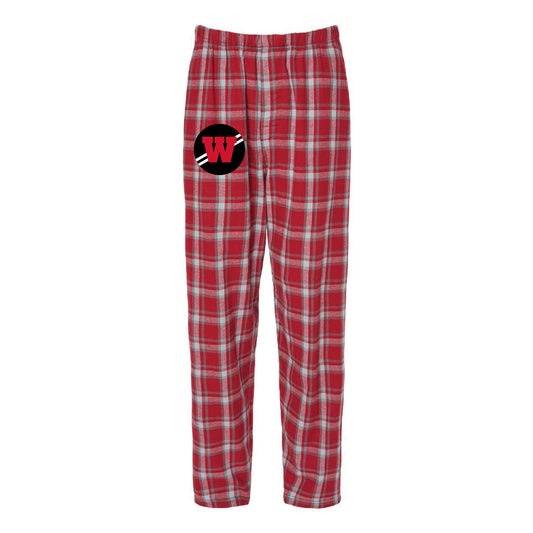 WHS Track & Field Flannel Lounge Pant in Holiday Plaid