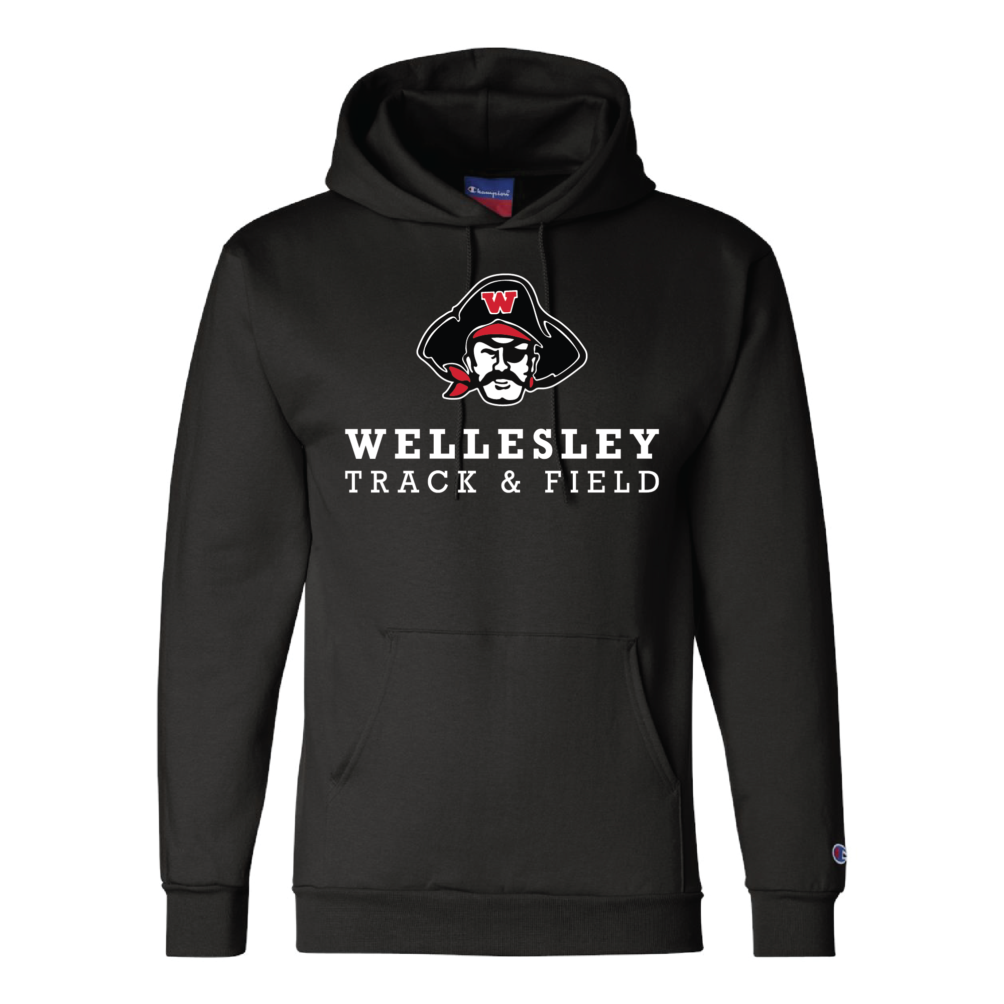 WHS Track & Field Champion Double Dry Eco Hoodie in Black