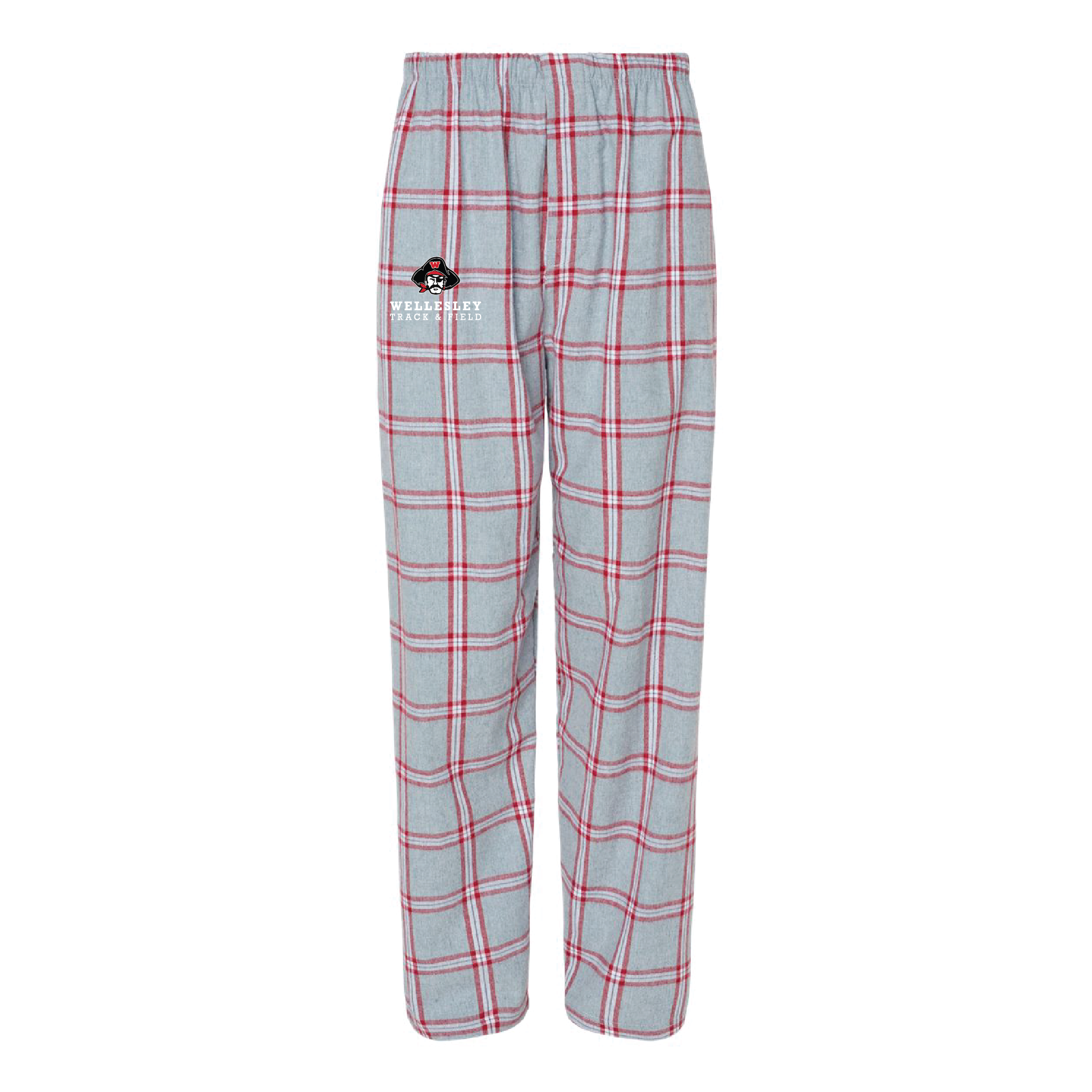 WHS Track & Field Flannel Lounge Pant in Gray Plaid